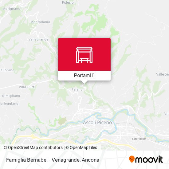 Mappa Famiglia Bernabei - Venagrande