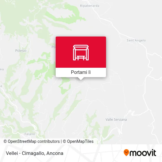 Mappa Vellei - Cimagallo