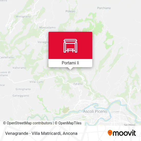 Mappa Venagrande - Villa Matricardi