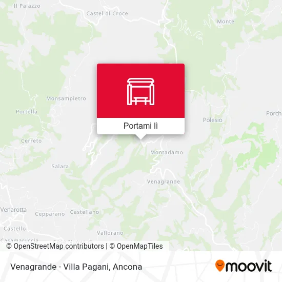 Mappa Venagrande - Villa Pagani