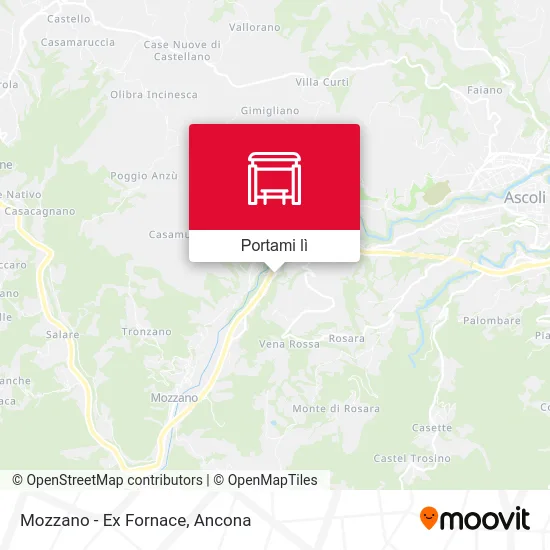 Mappa Mozzano - Ex Fornace