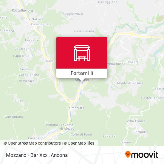 Mappa Mozzano - Bar Xxxl