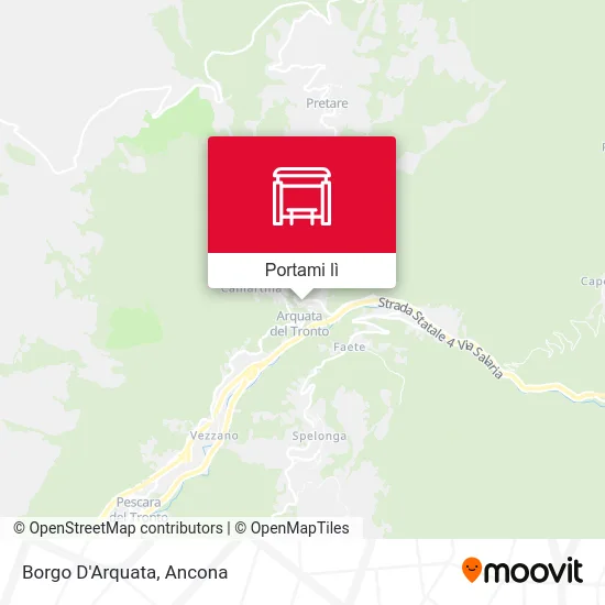 Mappa Borgo D'Arquata