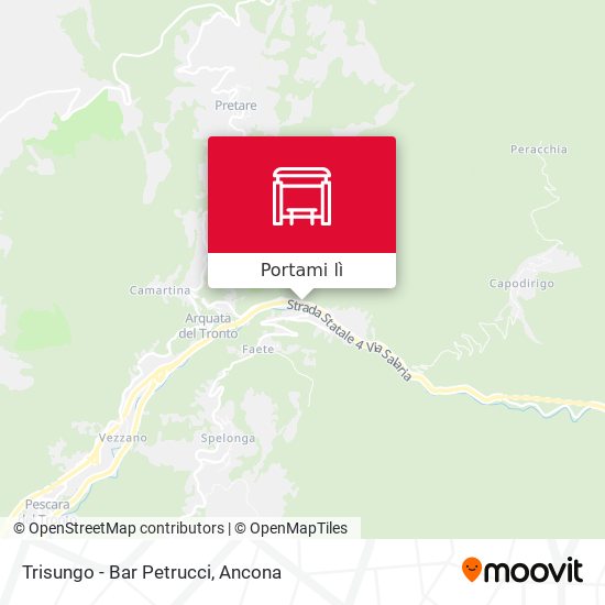 Mappa Trisungo - Bar Petrucci