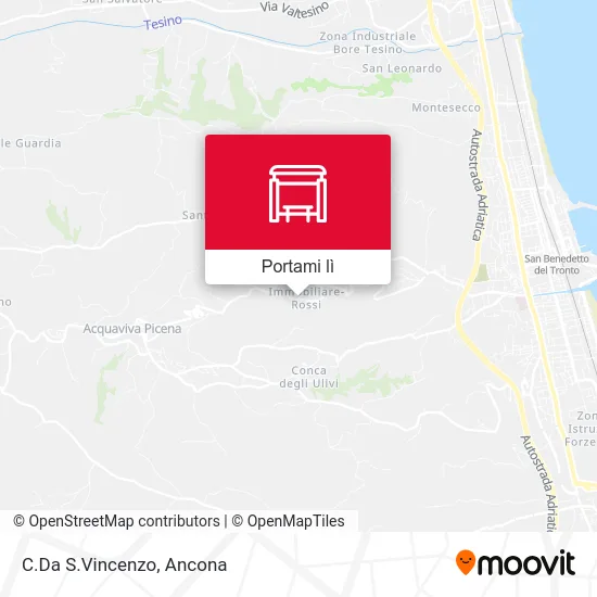 Mappa C.Da S.Vincenzo