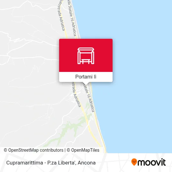 Mappa Cupramarittima - P.za Liberta'