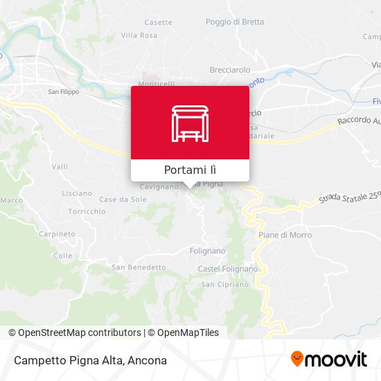 Mappa Campetto Pigna Alta