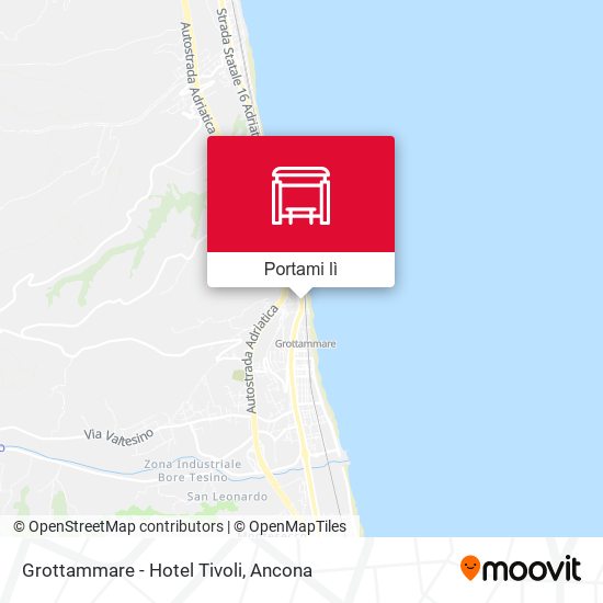 Mappa Grottammare - Hotel Tivoli