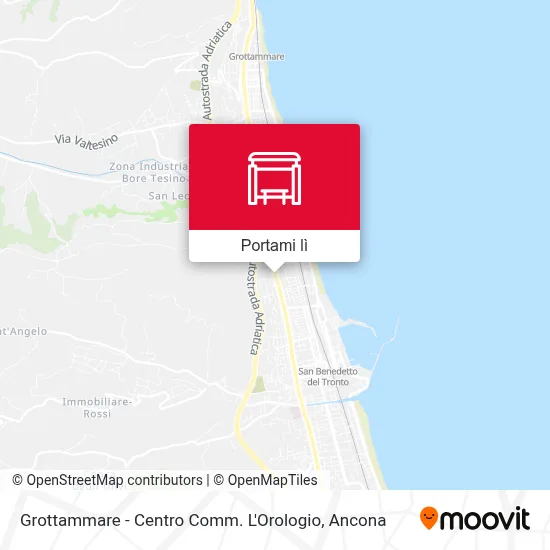 Mappa Grottammare - Centro Comm. L'Orologio