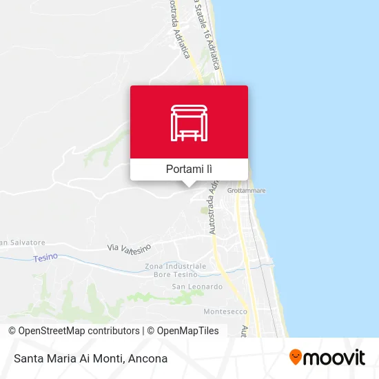 Mappa Santa Maria Ai Monti