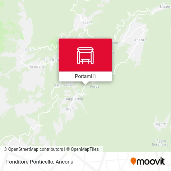 Mappa Fonditore Ponticello