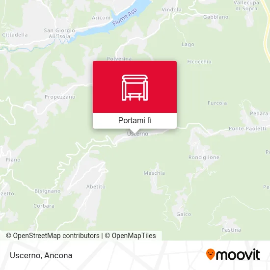 Mappa Uscerno