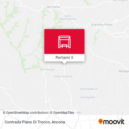 Mappa Contrada Piano Di Trocco