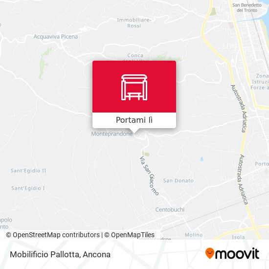 Mappa Mobilificio Pallotta