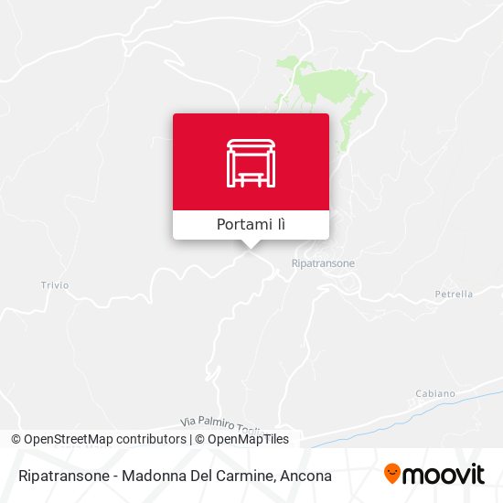 Mappa Ripatransone - Madonna Del Carmine