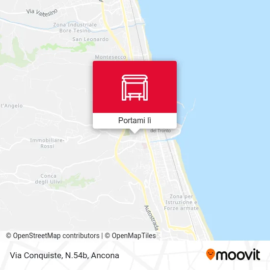 Mappa Via Conquiste, N.54b