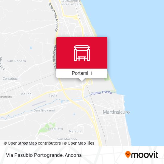 Mappa Via Pasubio Portogrande