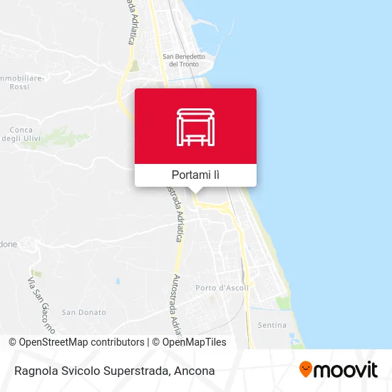 Mappa Ragnola Svicolo Superstrada