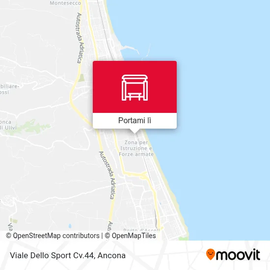 Mappa Viale Dello Sport Cv.44