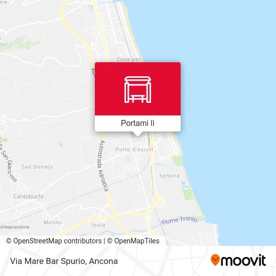 Mappa Via Mare Bar Spurio