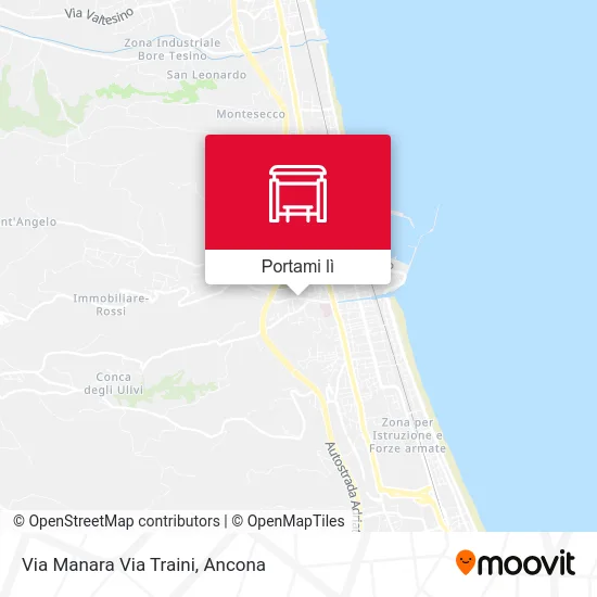 Mappa Via Manara Via Traini