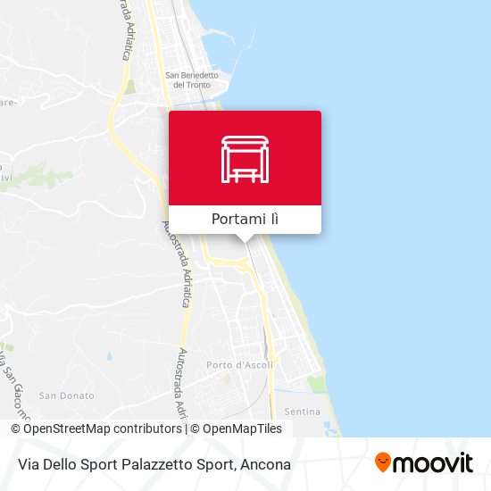 Mappa Via Dello Sport Palazzetto Sport