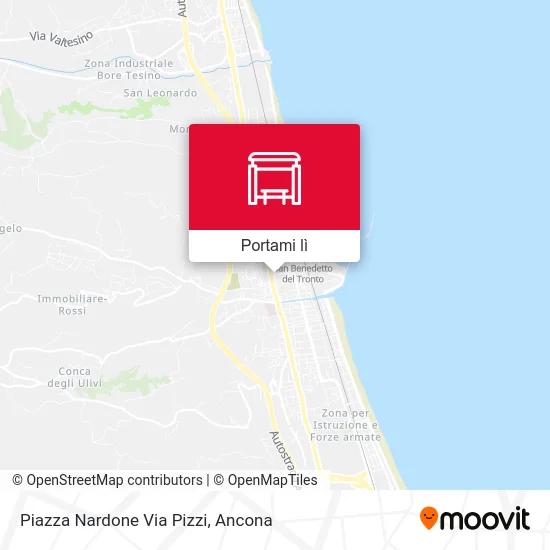 Mappa Piazza Nardone Via Pizzi