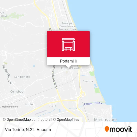 Mappa Via Torino, N.22