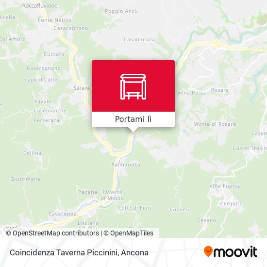 Mappa Coincidenza Taverna Piccinini