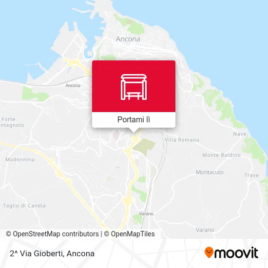 Mappa 2^ Via Gioberti