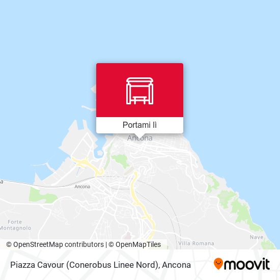 Mappa Piazza Cavour (Conerobus Linee Nord)