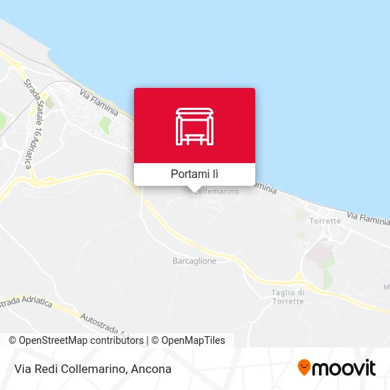 Mappa Via Redi Collemarino