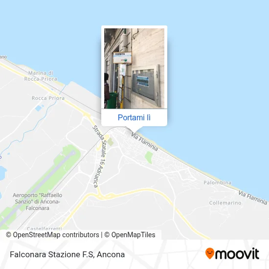 Mappa Falconara Stazione F.S