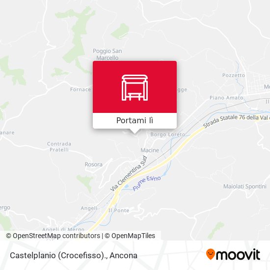 Mappa Castelplanio (Crocefisso).