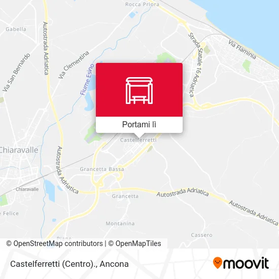 Mappa Castelferretti (Centro).