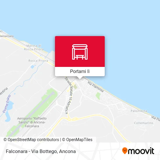 Mappa Falconara - Via Bottego