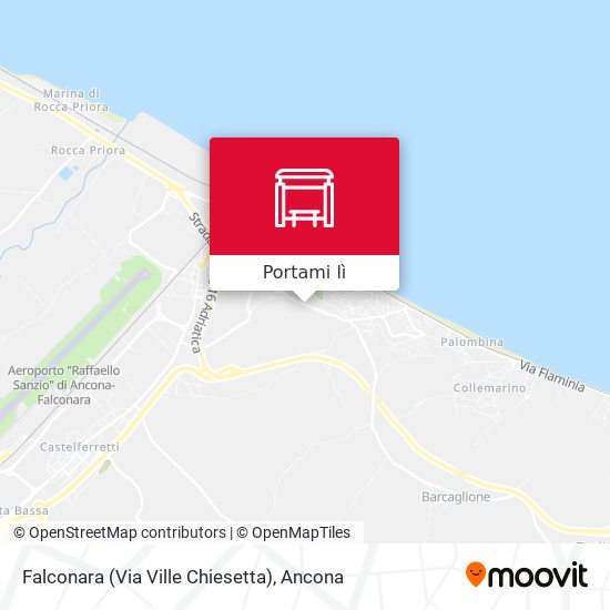 Mappa Falconara (Via Ville Chiesetta)