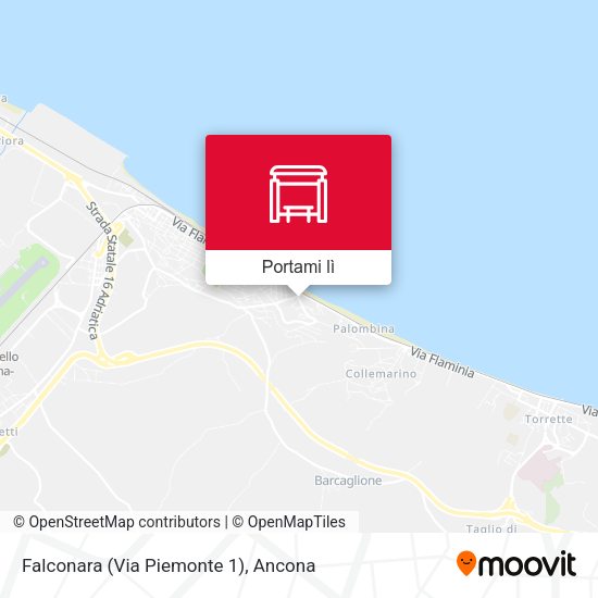 Mappa Falconara (Via Piemonte 1)