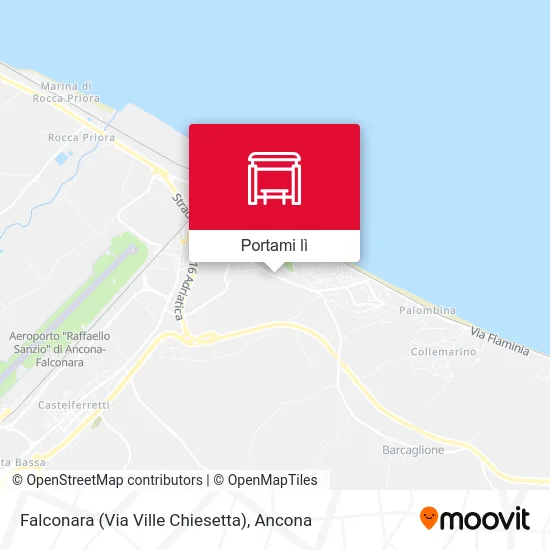 Mappa Falconara (Via Ville Chiesetta)