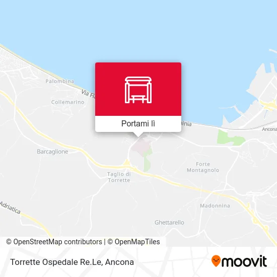 Mappa Torrette Ospedale Re.Le