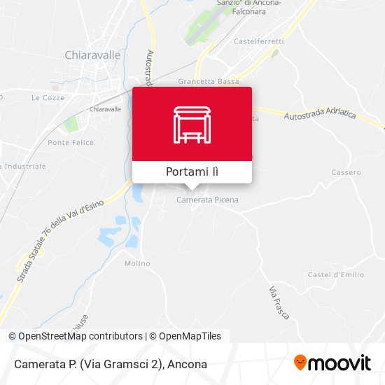 Mappa Camerata P. (Via Gramsci 2)
