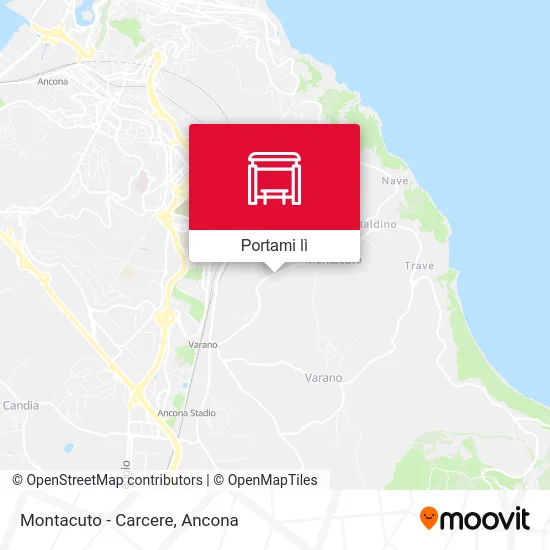 Mappa Montacuto - Carcere