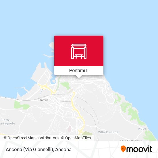 Mappa Ancona  (Via Giannelli)