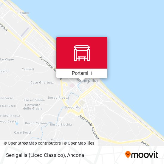 Mappa Senigallia (Liceo Classico)