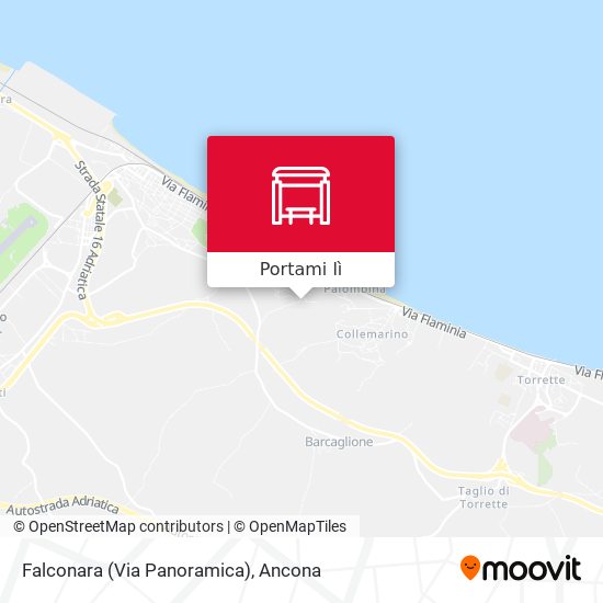 Mappa Falconara (Via Panoramica)