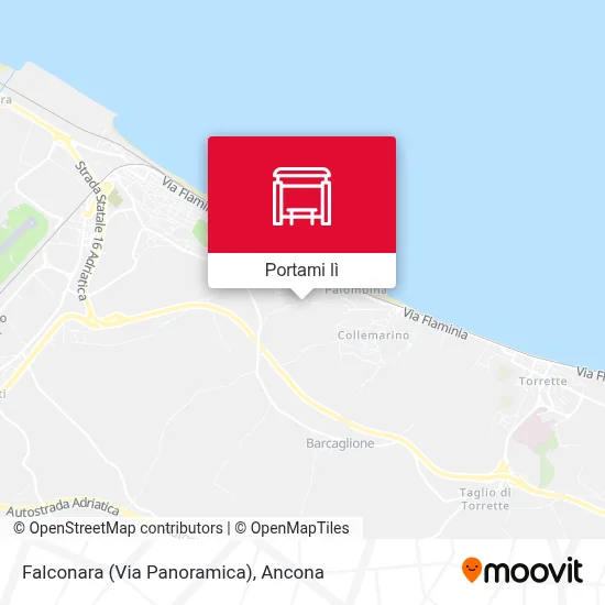 Mappa Falconara (Via Panoramica)
