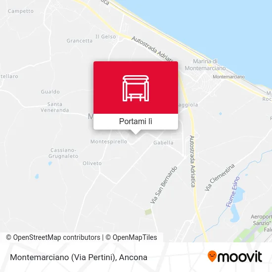 Mappa Montemarciano (Via Pertini)