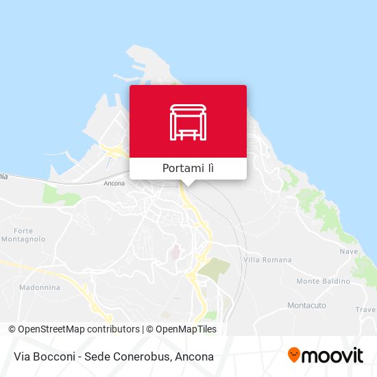 Mappa Via Bocconi - Sede Conerobus