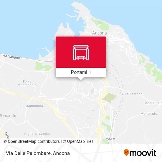 Mappa Via Delle Palombare