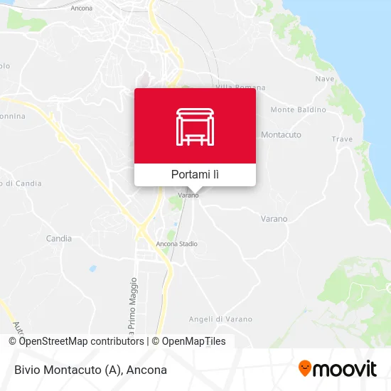 Mappa Bivio Montacuto (A)